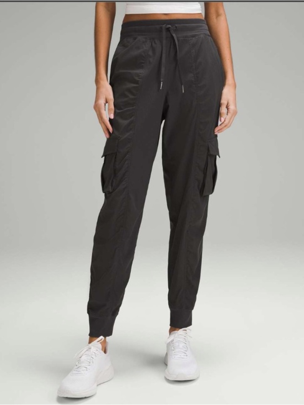 Lululemon Dance Studio Relaxed-Fit Mid-Rise Cargo Jogger Graphite Grey Medium